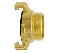 Variosan Geka System plain brass quick coupling, male thread