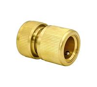 VARIOSAN Plug-in System Tap Connector Mixer Tap Hose Coupling 13019, 3/4 inch, Untreated Brass
