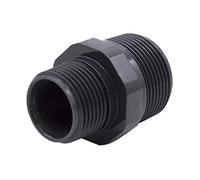 VARIOSAN Reducing nipple 14078, 1 inch x 3/4 inch male thread/male thread, PVC-U, 10 bar