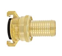 Variosan suction and high-pressure coupling nozzle, blank brass system Geka.