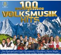 Various - 100 unvergessene Volksmusikhits (5er Digi Box mit 100 Hits wie Rosamunde, Herzilein, Siera Madre, Unser Bernhardiner, Eine Herde weißer Schafe, Kufsteiner Lied ...)
