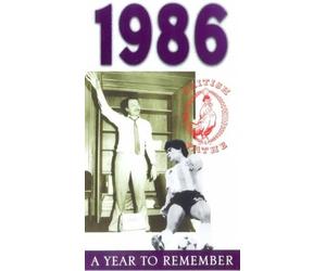 Various - A Year To Remember: 1986 [VHS]