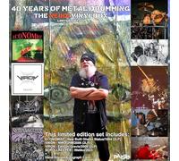 VARIOUS ARTISTS - 40 YEARS OF METAL DRUMMING 7LP BOX SET - Vinyl Reco - N72z