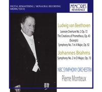 VARIOUS ARTISTS - Beethoven Leonore Overture No.2 / 'The Creatures Of Prometheus'- Excpts. / Symphony No.7. Brahms Sy