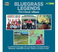 Various Artists - Bluegrass Legends - Five Classic Albums (Country Music / A Tribute To The Delmore Brothers / Country Pickin' And Singin' / Knee Deep In Bluegrass / The Big Wheel)
