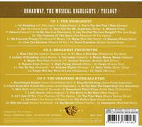 VARIOUS ARTISTS - BROADWAY: THE MUSICAL HIGHLIGHTS TRILOGY NEW CD