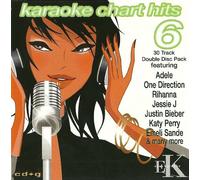 Various Artists - Chart Hits Vol 6 by Easy Karaoke - 30 professional karaoke tracks on CDG Double Disc - Includes Adele; Rihanna; One Direction; Taylor Swift and many more - See description for full track listing