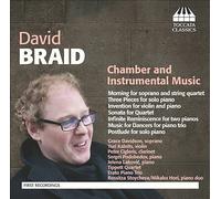 Various Artists : David Braid: Chamber & Instrumental CDNEW Amazing Value