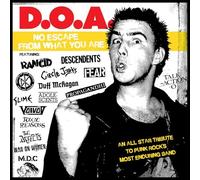 VARIOUS ARTISTS - DOA - NO ESCAPE FROM WHAT YOU ARE RED VINYL - Vinyl - M3z