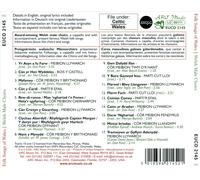 VARIOUS ARTISTS - FOLK SONGS OF WALES: WELSH MALE CHOIRS NEW CD