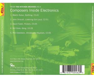 VARIOUS ARTISTS - FROM THE KITCHEN ARCHIVES NO. 4: COMPOSERS INSIDE ELECTRONICS