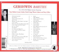 VARIOUS ARTISTS - GERSHWIN RARITIES: THE 1953/1954 WALDEN SESSIONS NEW CD