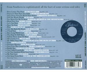VARIOUS ARTISTS - HERE COMES THE HURT: SOUL BALLADS FROM KING, FEDERAL & DELUXE