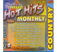 Various Artists - Karaoke: Hot Hits Country July 2008