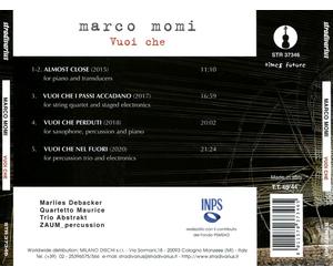 VARIOUS ARTISTS MARCO MOMI: VUOI CHE NEW CD