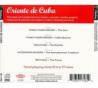 VARIOUS ARTISTS - MUSIC FROM ORIENTE DE CUBA [1999] NEW CD