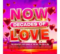 NOW Decades Of Love - Various Artists NEW 4CD SET - Released 22/01/2021