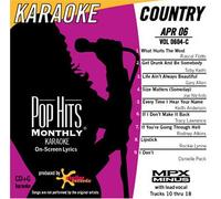 Various Artists - Pop Hits Monthly Karaoke, COUNTRY April 2006