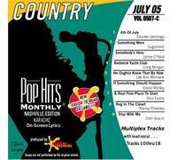 Various Artists - Pop Hits Monthly Karaoke COUNTRY July 2005