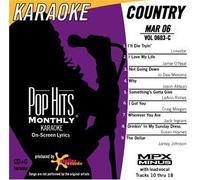Various Artists - Pop Hits Monthly Karaoke, COUNTRY March 2006
