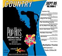 Various Artists - Pop Hits Monthly Karaoke, COUNTRY Sept 2005