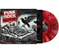VARIOUS ARTISTS - PUNK ROCK VALENTINES LIMITED EDITION/RED MARBLE VINYL - E4z