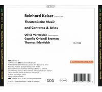 VARIOUS ARTISTS - REINHARD KEISER: THEATRALISCHE MUSIC AND OTHER CANTATAS & ARIA
