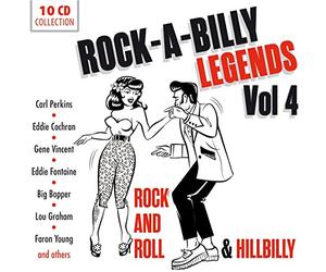 Various Artists - Rock-A-Billy Legends Vol. 4 - Rock and Roll & Hillbilly (10CD)