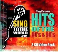 Various Artists - Sing To The World Karaoke - Hits Of The 80s & 90s (3 CD+G Set)
