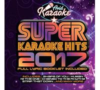 Various Artists – Super Karaoke Hits 2017 – Audio CD (not CD+G)