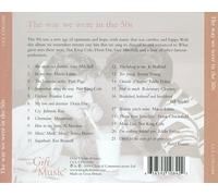 VARIOUS ARTISTS - THE WAY WE WERE IN THE 50'S NEW CD