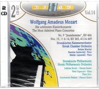 Various Artists - Wolfgang Amadeus Mozart - The Most Admired Piano Concertos