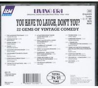 Various Artists - You Have to Laugh Don't You? 22 Gems of Vintage Comedy