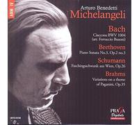 Various - Arturo Benedetti Michelangeli - Bach, Schumann, Brahms [CD]
