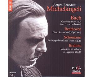 Various - Arturo Benedetti Michelangeli - Bach, Schumann, Brahms [CD]
