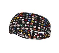 Various ball games Sports Sweat-Absorbing Headband Suitable for Running Yoga Fitness Cycling and Tennis