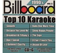 Various - Billboard Top 10 Karaoke: 90's, Vol. 3