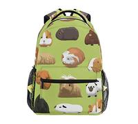 Various Breeds Guinea Pig School Backpack for Boys Girls Kids Travel Bag Bookbag