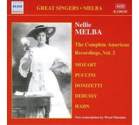 Melba - MELBA, Nellie: American Record