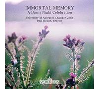 Various Composers : Immortal Memory: A Burns Night Celebration CD (2017)