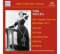Melba - MELBA, Nellie: American Recordings, Vol. 3