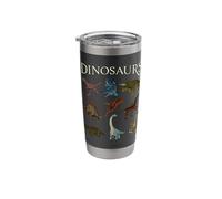 Various Dinosaur Species Stainless Steel Insulated Tumbler
