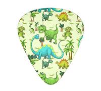 Various Dinosaurs and Tree 12-Pack Guitar Picks, Includes Thin, Medium & Heavy Gauges 3 Sizes for Guitar Electric Acoustic Picks
