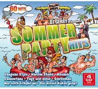 Various - DJ Gerry präs. Sommer Party Hits - 60 Hits auf 4 CDs - mit bekannten Hits wie Sonnentanz, Rosana, Gangnam Style Gentleman uvm.