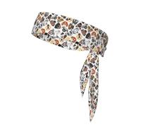 Various Dog Patterns, Head Tie, Sports Headband Tie Back, Multi Sweatband for Men Women