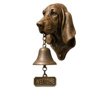 Various Dog Welcome Doorbells | Funny Animal-Themed Rustic Wall Mounted Doorbells Chime | Dog Head Bell Wall Decoration,for Gate Porch Garden Home Security Room