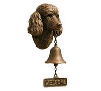 Various Dog Welcome Doorbells,Funny Animal-Themed Rustic Wall Mounted Doorbells Chime | Porch Dog Head Door Bell | for Gate, Garden, Yard, Home, Security Room