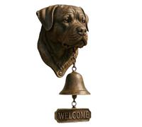 Various Dog Welcome Doorbells | Funny Animal-Themed Rustic Wall Mounted Doorbells Chime | Porch Dog Head Door Bell | for Gate Porch Garden Home Security Room