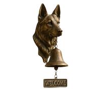 Various Dog Welcome Doorbells | Funny Animal-Themed Rustic Wall Mounted Doorbells Chime | Porch Dog Head Door Bell - for Gate Porch Yard Home Security Room