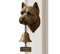 Various Dog Welcome Doorbells-Rustic Vintage Decorative Wall Mounted Chime - Dog Head Bell Wall Decoration,for Gate Porch Garden Home Security Room
